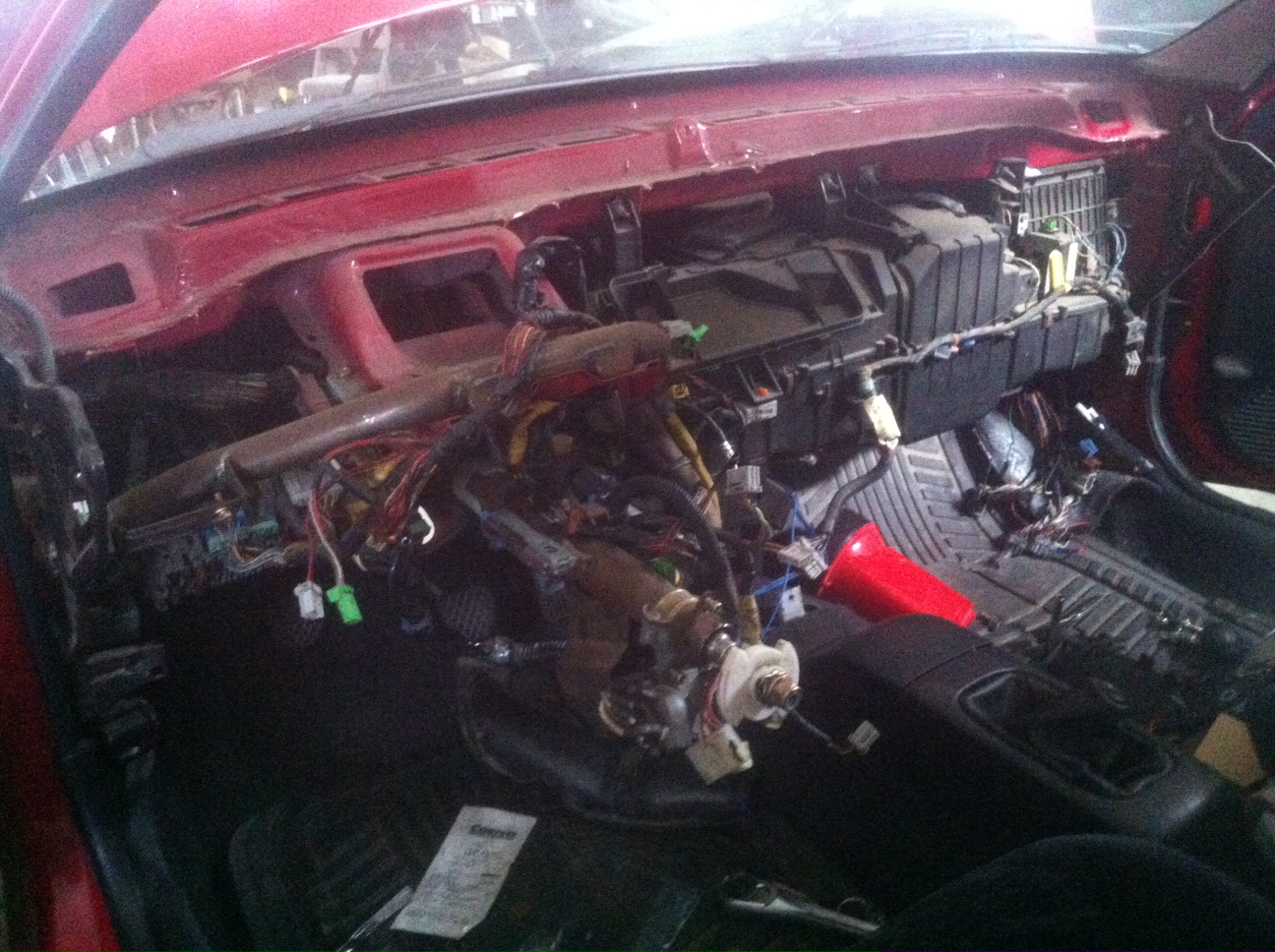 93 Honda Civic Hatch Dashboard Interior Removal